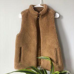 Jcrew plush vest
